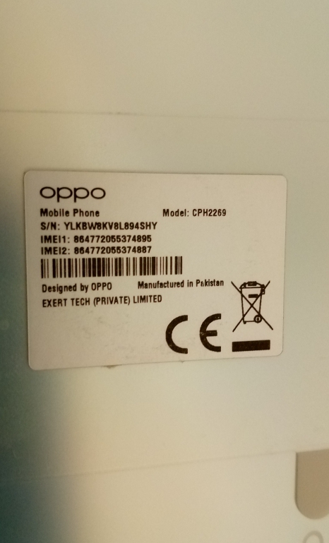 Oppo A16 Mobile Phone