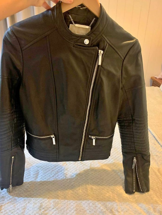 Michael Kors Black Leather Jacket