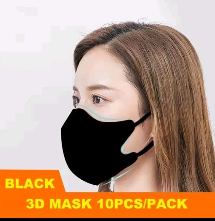 10PCS 3D FACE MASK