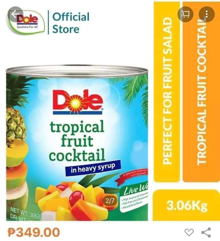 Dole Fruit Cocktail