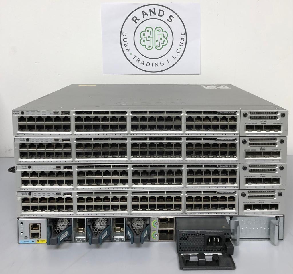 CISCO SWITCH WS-C3850-48F-L GIGABIT POE+