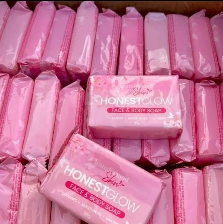 PINK HONEST GLOW GLASS SKIN SOAP