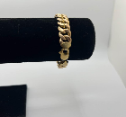 Gold Curb Bracelet