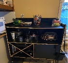 Wine rack and Buffet storage.