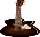 Magnificent electro-acoustic 12string Art e Lutherie