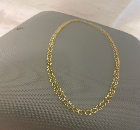 Haitian mesh chain in 18k gold