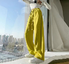 Narrow wide-leg trousers