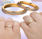 GREAT GIFT FOR VALENTINES DAY WEDDING RINGS FOR COUPLES