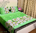 size cotton double bedsheet