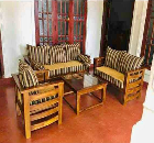 Teak wood 3:2:1 sofa set