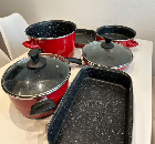 Delimano set - pots with lids pans baking pan