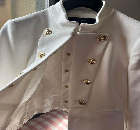 For sale Zara white jacket with navy gold buttons