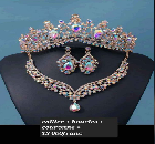 Crown  necklace  earrings set