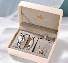 Original Olevs Jam Ladies Roman Watch Bracelet Necklace Gift Set